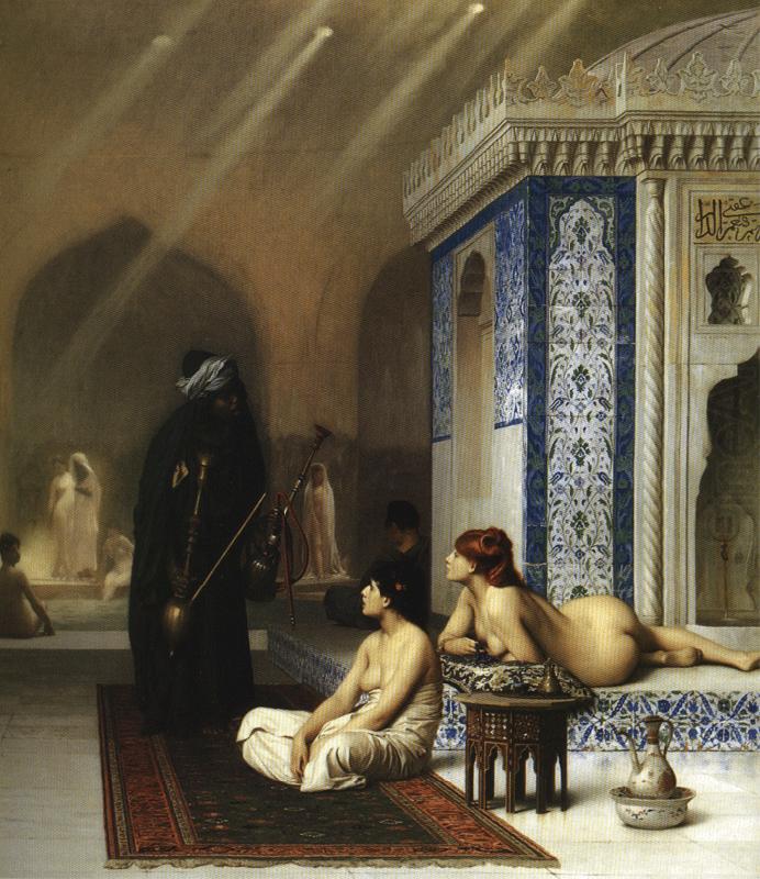 Pool in a Harem., Jean - Leon Gerome